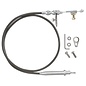 Lokar GM-TH350 Kickdown Cable GM-TH350 Tuned-Port Aluminum Fittings Stainless Housing