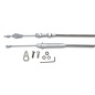 Lokar GM-TH350 Kickdown Cable GM-TH350 Tuned-Port Polished Fittings Stainless Housing
