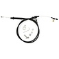 Lokar GM TH350 Kickdown Cable - Black Fittings