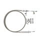 Lokar GM TH350 Kickdown Cable - Polished Fittings