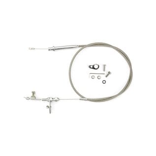 Lokar GM TH350 Kickdown Cable - Aluminum Fittings