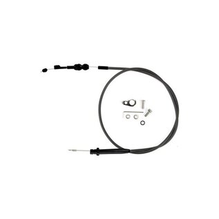 Lokar GM TH350  Tuned-Port Kickdown Cable - Black Fittings