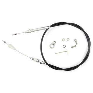 Lokar GM TH350  Tuned-Port Kickdown Cable - Polished Fittings