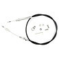 Lokar GM TH350  Tuned-Port Kickdown Cable - Polished Fittings