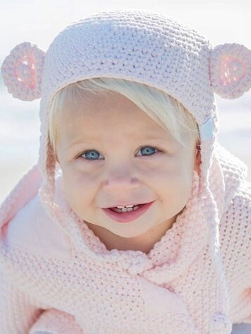 Crochet Bear Toque 3-6