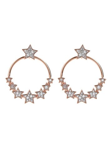Hoop Earrings Stars