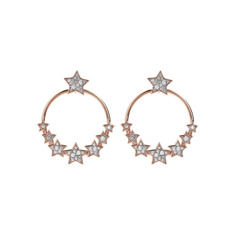 Hoop Earrings Stars