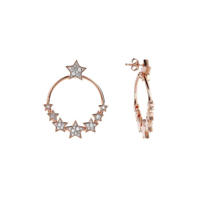 Hoop Earrings Stars