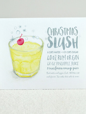 Newfoundland Christmas Slush Print