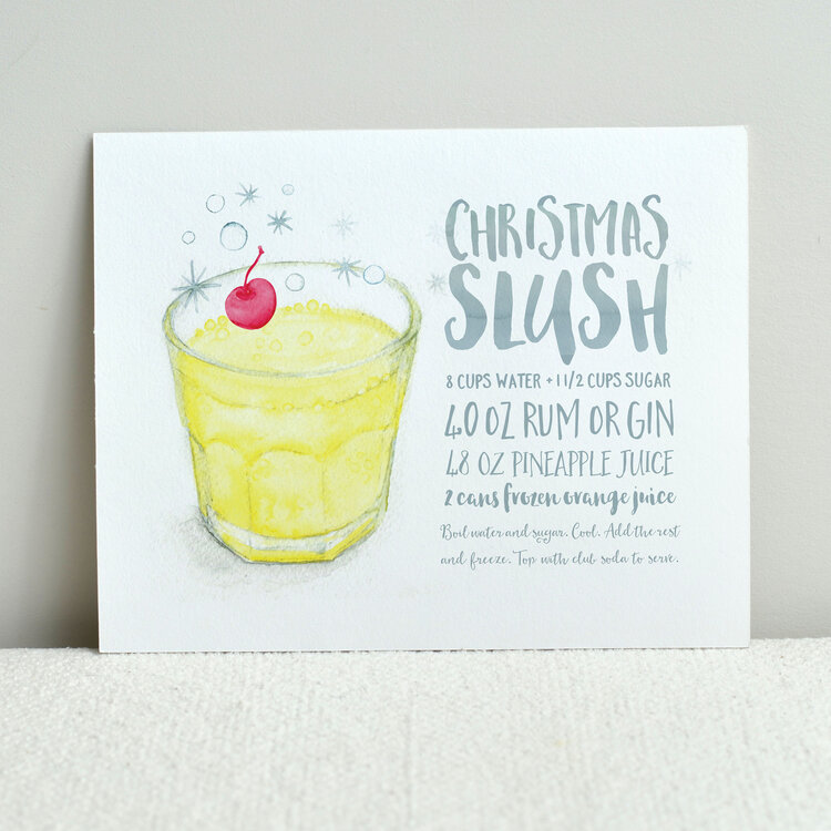Newfoundland Christmas Slush Print