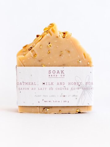 Oatmeal, Milk & Honey Soap Bar