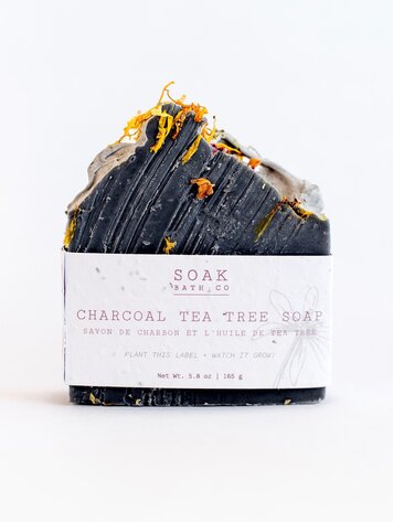 Charcoal Tea Tree Soap Bar