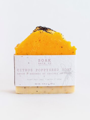 Citrus Poppyseed Soap Bar