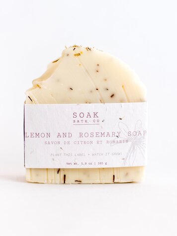 Lemon & Rosemary Soap Bar