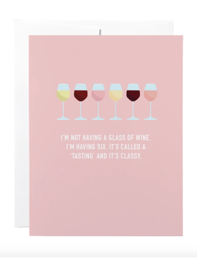 Classy Greeting Wine Cards