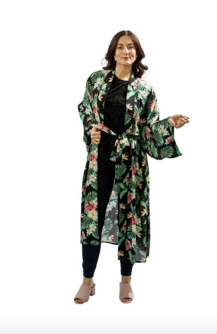 Long Belted Kimono