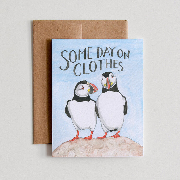 Some Day On Clothes Card