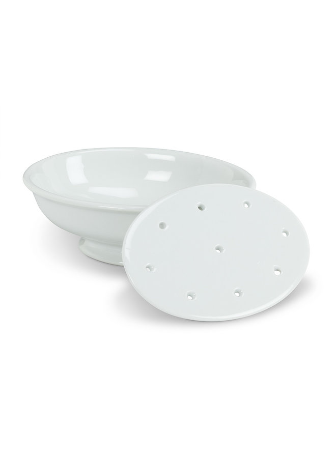2pc Soap Dish With Strainer