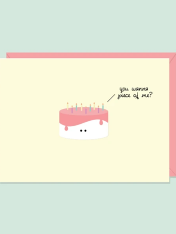 You Wanna Piece Of Me? Card