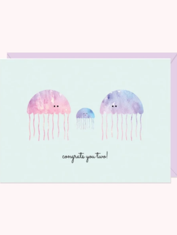 Jellyfish: Congrats You Two! Card