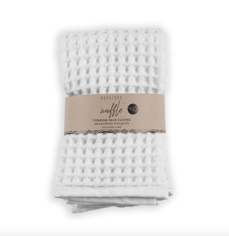 Waffle Face Towel - Pack of 3