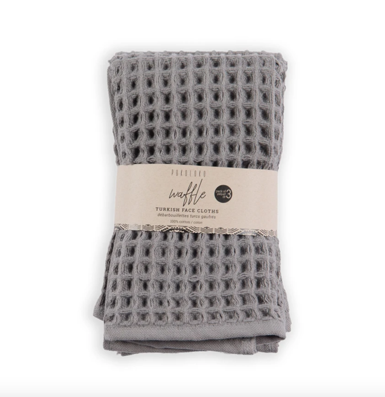 Waffle Face Towel - Pack of 3