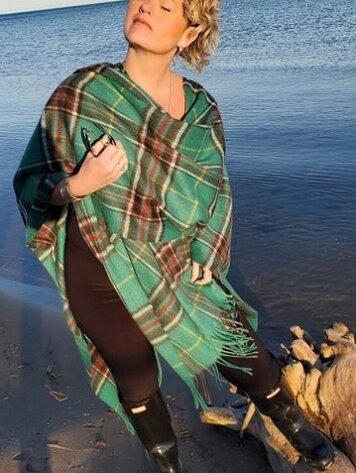 Newfoundland Tartan Lambswool Cape