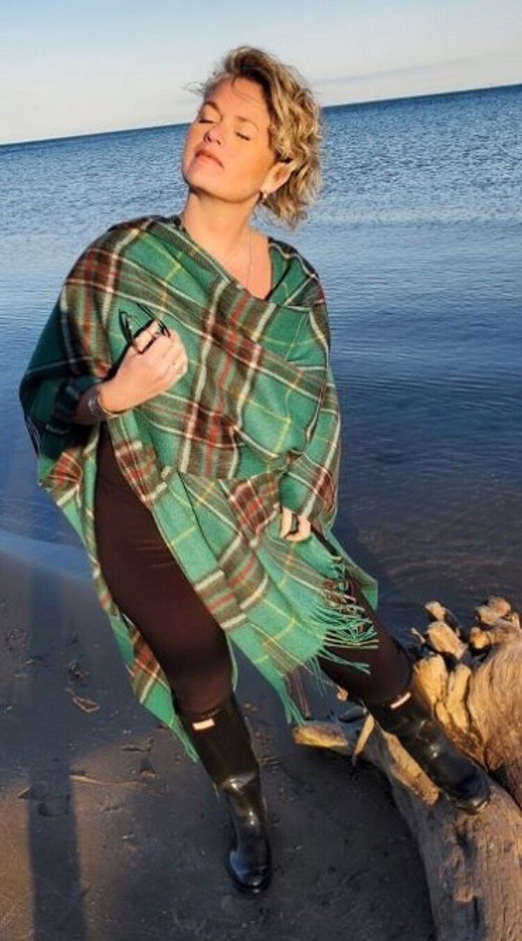 Newfoundland Tartan Lambswool Cape