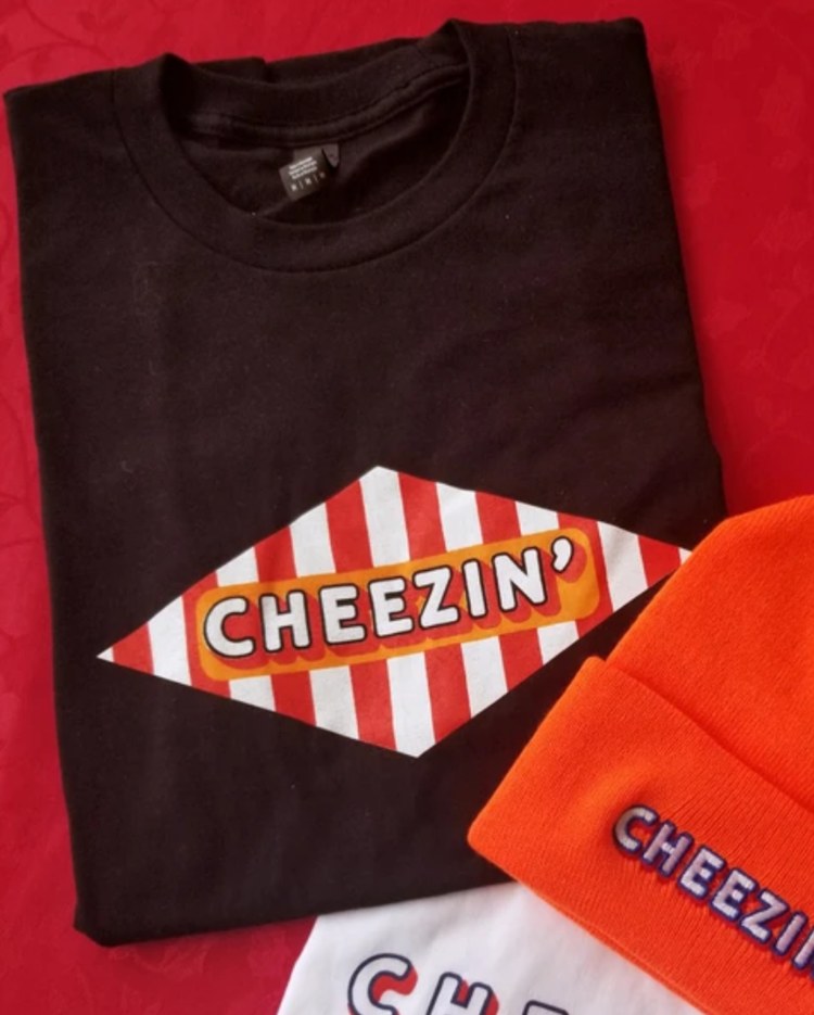 Cheezin' Logo Tee