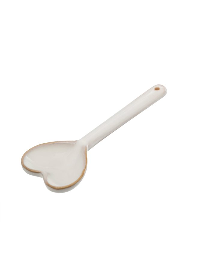 Ceramic Heart Spoon