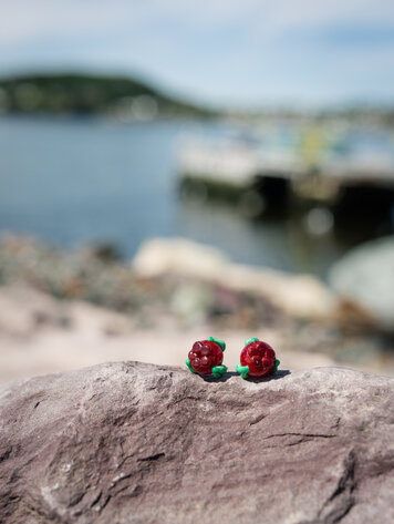 Partridge Berry Studs