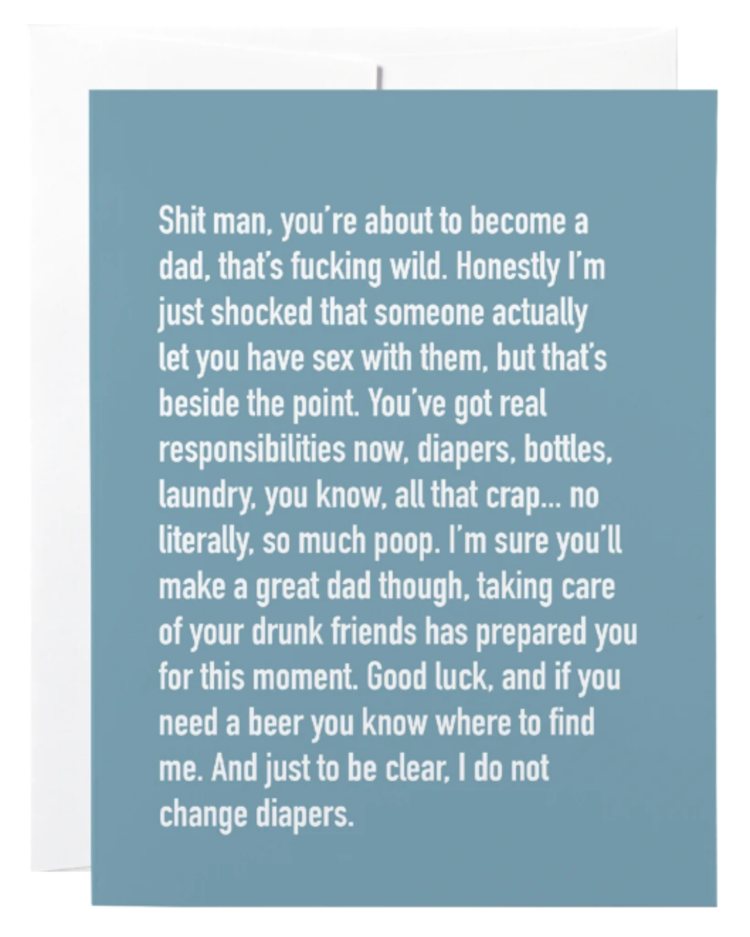 Classy Mom/Dad Greeting Card