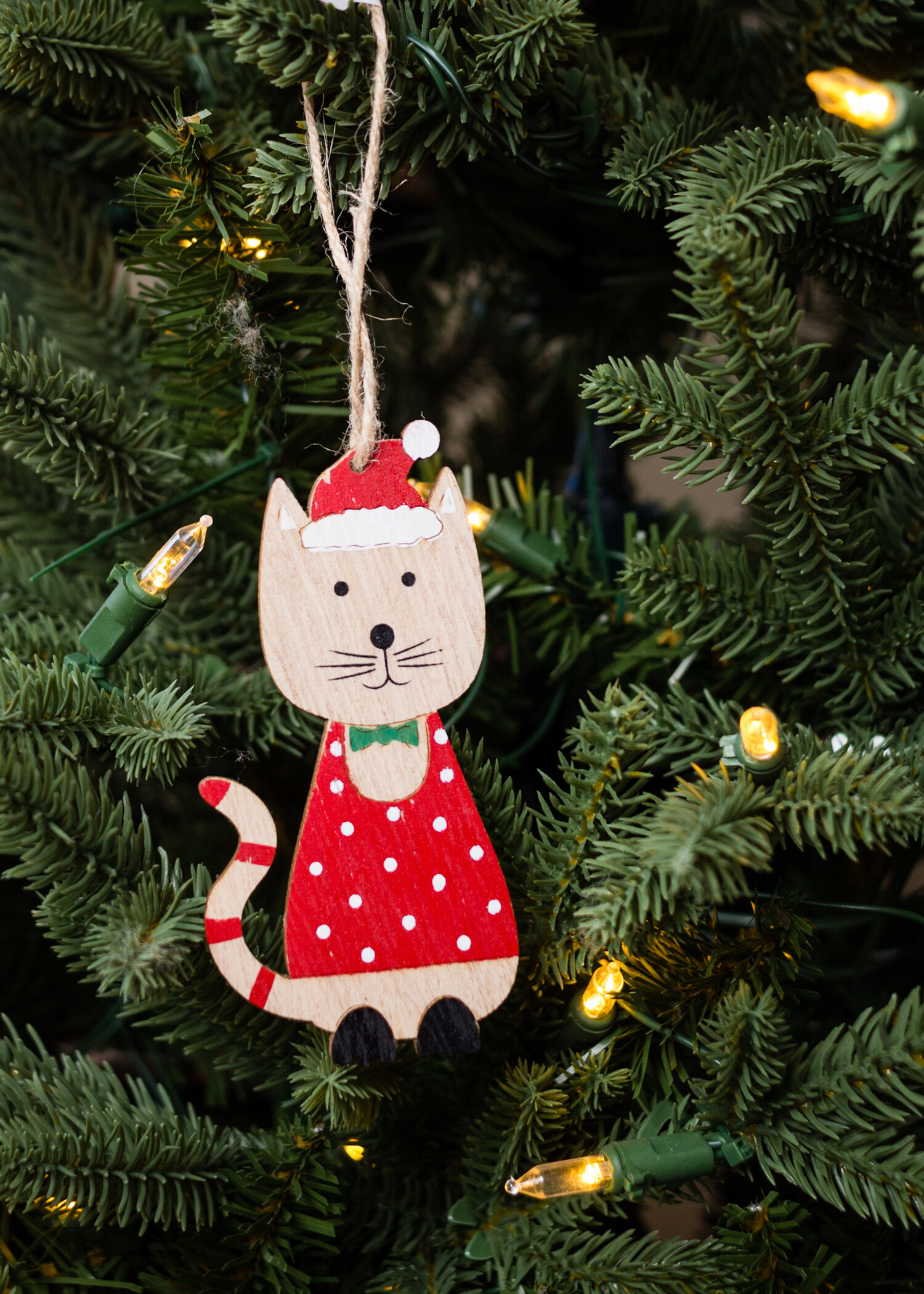 Holiday Cat Ornament