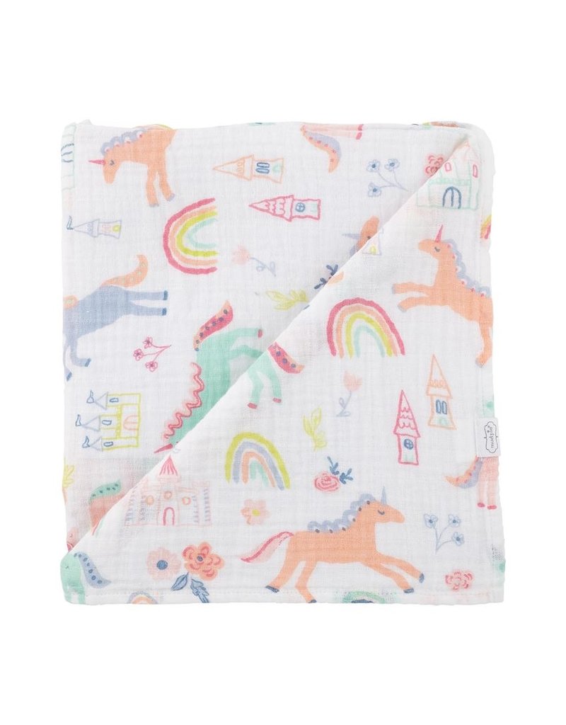 unicorn swaddle blanket