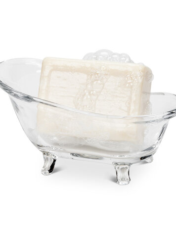 Glass Bathtub Soap Dish