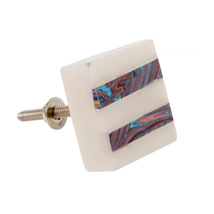Striped Marble Mix Knob