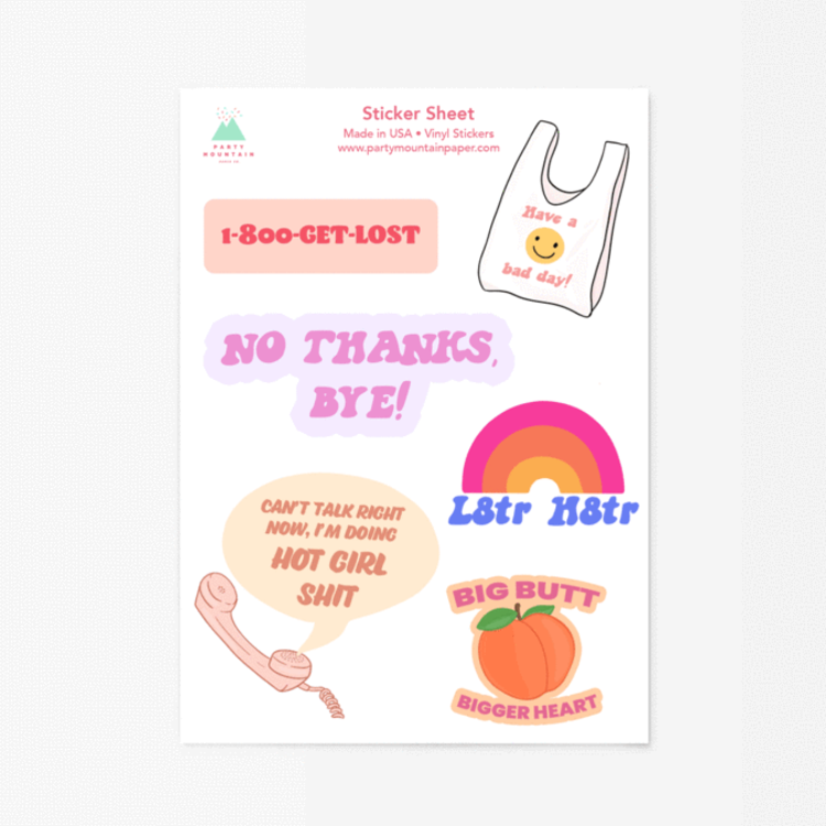 Sassy Sticker Pack