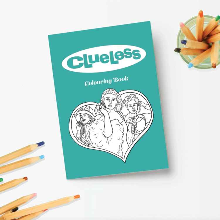 Clueless Colouring Book