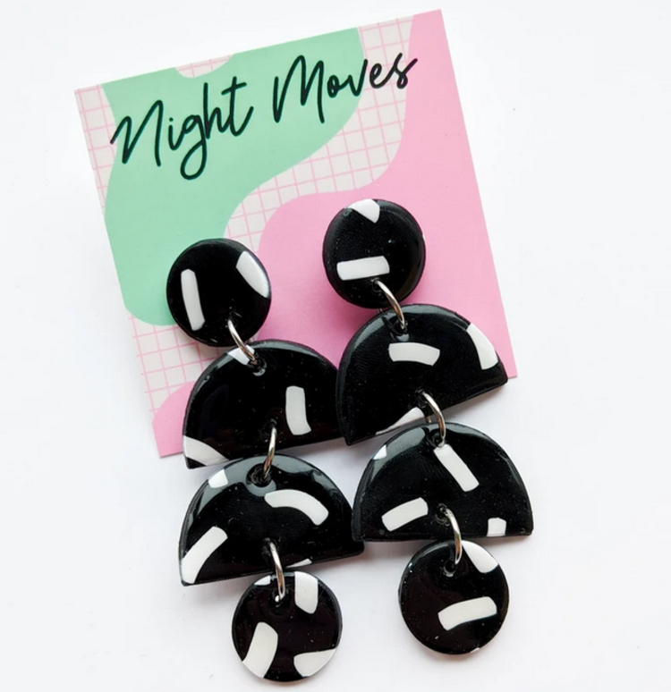 Serpentine Dangle Earrings in Amanda