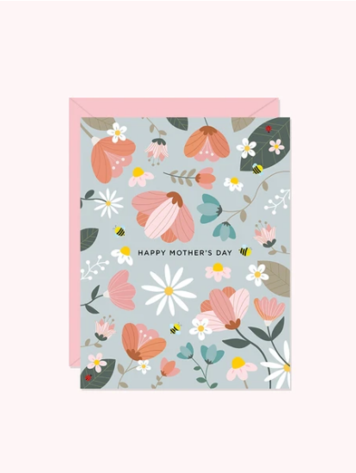 Happy Mother's Day Card (Sage Floral)