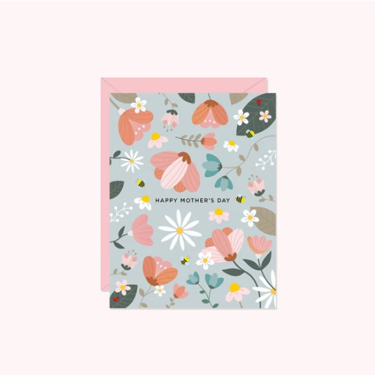 Happy Mother's Day Card (Sage Floral)