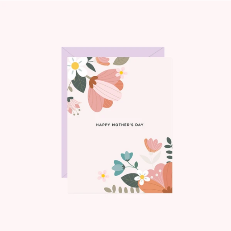 Happy Mother's Day Card (Blush Floral)