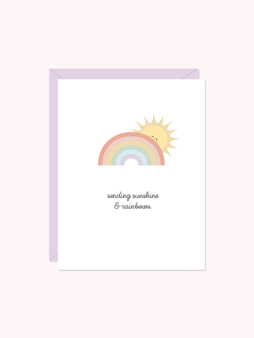 Sending Sunshine & Rainbows Card