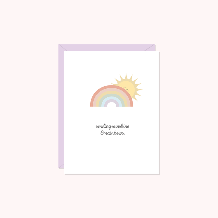 Sending Sunshine & Rainbows Card