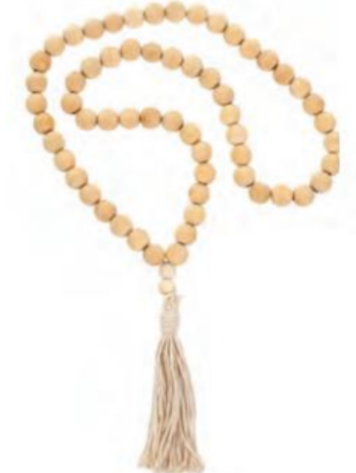 Natural Tassel Blessing Beads