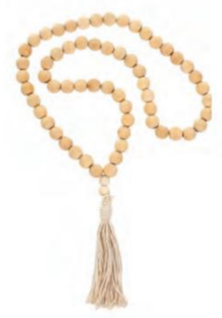 Natural Tassel Blessing Beads