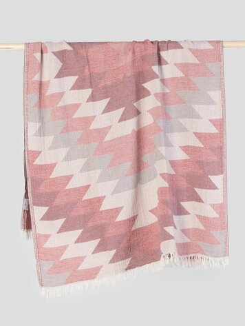 Ayla Red Turkish Towel