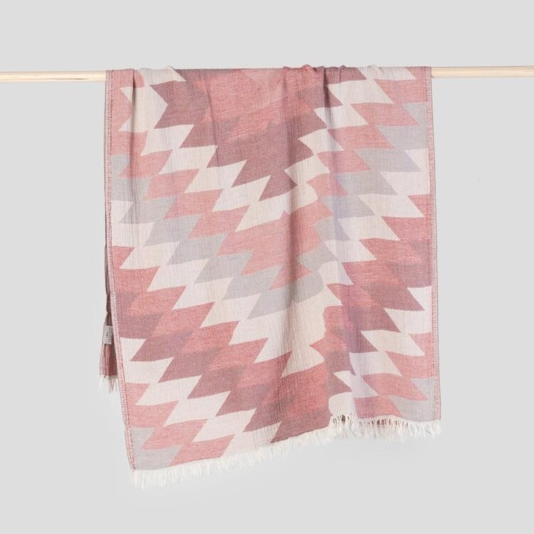Ayla Red Turkish Towel