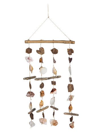 Large 4 Strand Shell Chime