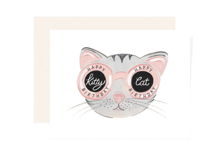 Kitty Cat Birthday Card